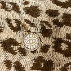 14k evil eye pendant